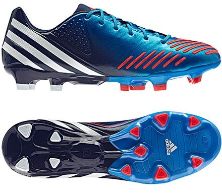 Chuteira Predator LZ TRX FG - Azul c/ vermelho