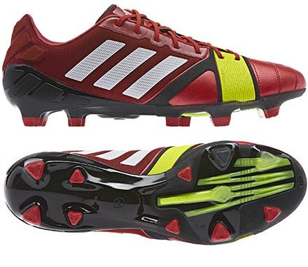 Chuteira Nitrocharge TRX FG  - Red and Green