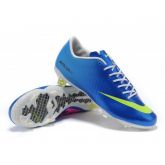 Chuteira Nike Mercurial Vapor IX FG - Azul c/ Rosa