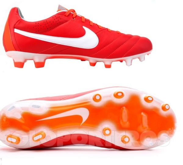 C020 Nike Tiempo IV Legend FG - Verm. c/ Lar. c/ Bra.