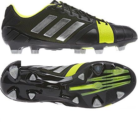 A01 Chuteira Nitrocharge TRX FG - Black and Green